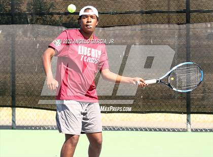 Thumbnail 3 in Bay Valley Athletic League Tennis Championship photogallery.