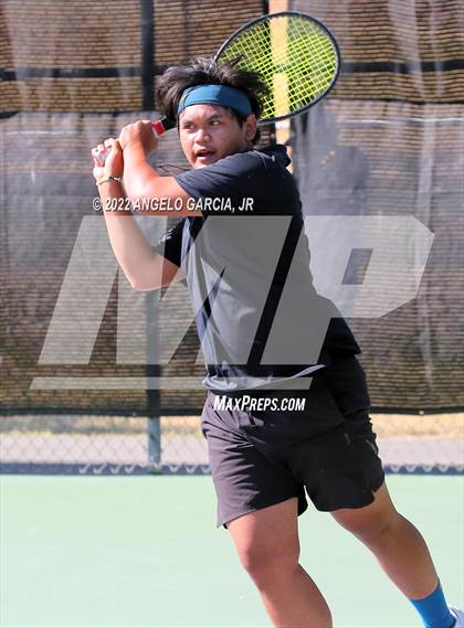 Thumbnail 1 in Bay Valley Athletic League Tennis Championship photogallery.