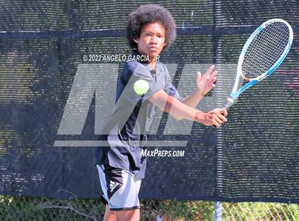 Thumbnail 3 in Bay Valley Athletic League Tennis Championship photogallery.
