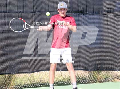 Thumbnail 3 in Bay Valley Athletic League Tennis Championship photogallery.
