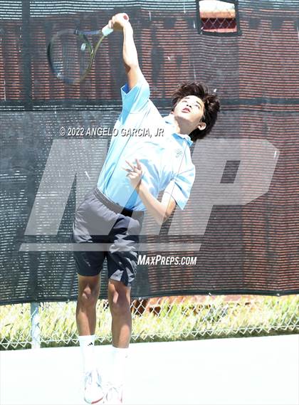 Thumbnail 2 in Bay Valley Athletic League Tennis Championship photogallery.