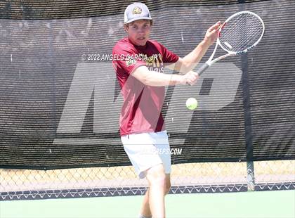 Thumbnail 3 in Bay Valley Athletic League Tennis Championship photogallery.