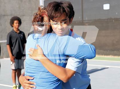 Thumbnail 1 in Bay Valley Athletic League Tennis Championship photogallery.