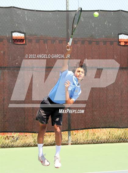 Thumbnail 1 in Bay Valley Athletic League Tennis Championship photogallery.