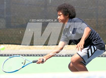 Thumbnail 2 in Bay Valley Athletic League Tennis Championship photogallery.