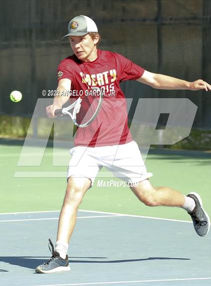 Thumbnail 1 in Bay Valley Athletic League Tennis Championship photogallery.