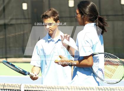 Thumbnail 1 in Bay Valley Athletic League Tennis Championship photogallery.