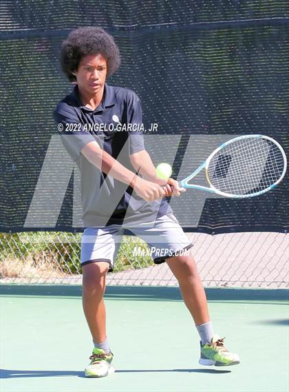 Thumbnail 1 in Bay Valley Athletic League Tennis Championship photogallery.