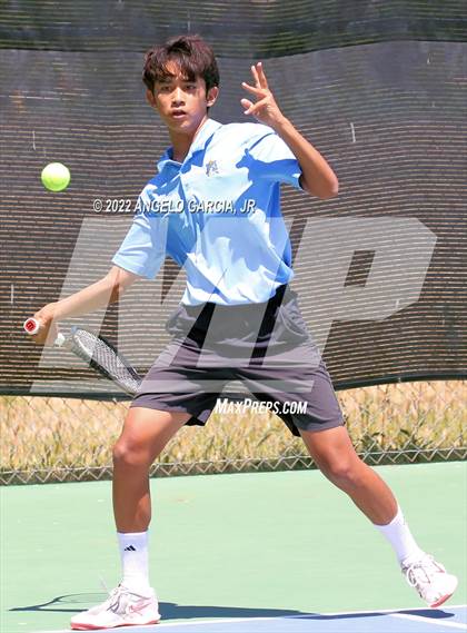 Thumbnail 1 in Bay Valley Athletic League Tennis Championship photogallery.