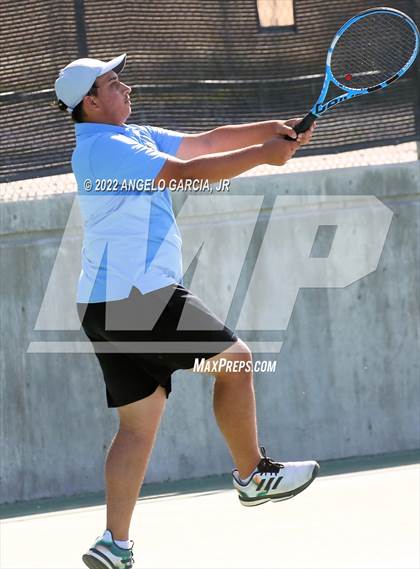 Thumbnail 3 in Bay Valley Athletic League Tennis Championship photogallery.