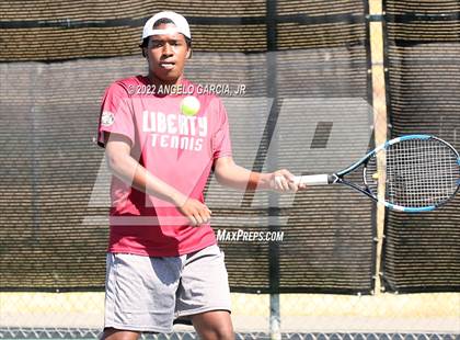 Thumbnail 2 in Bay Valley Athletic League Tennis Championship photogallery.