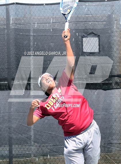 Thumbnail 1 in Bay Valley Athletic League Tennis Championship photogallery.