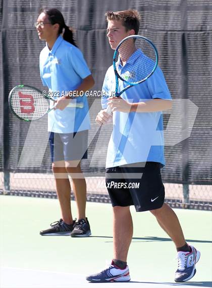 Thumbnail 2 in Bay Valley Athletic League Tennis Championship photogallery.