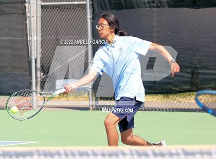 Thumbnail 2 in Bay Valley Athletic League Tennis Championship photogallery.