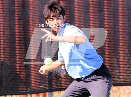 Thumbnail 2 in Bay Valley Athletic League Tennis Championship photogallery.