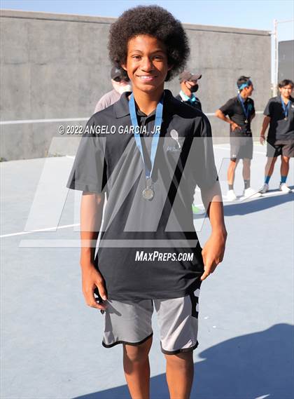 Thumbnail 2 in Bay Valley Athletic League Tennis Championship photogallery.