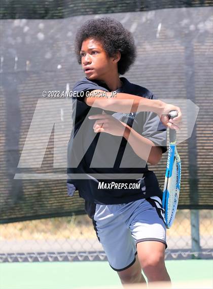 Thumbnail 1 in Bay Valley Athletic League Tennis Championship photogallery.