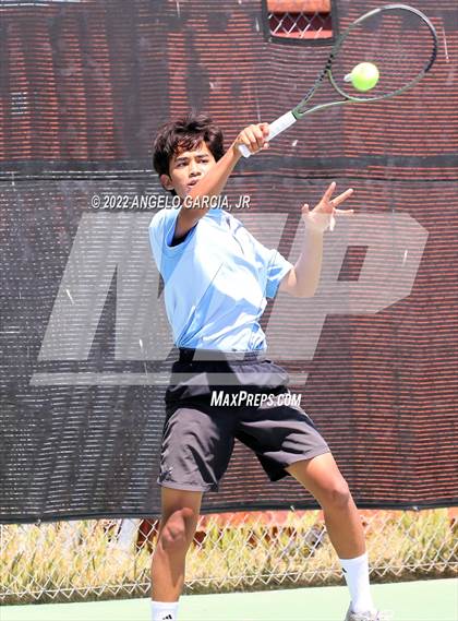 Thumbnail 1 in Bay Valley Athletic League Tennis Championship photogallery.