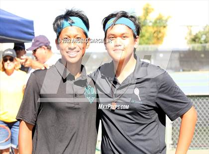 Thumbnail 2 in Bay Valley Athletic League Tennis Championship photogallery.