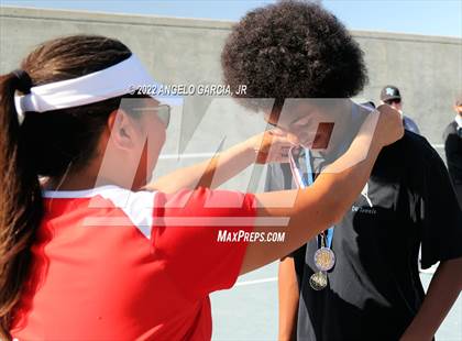 Thumbnail 3 in Bay Valley Athletic League Tennis Championship photogallery.