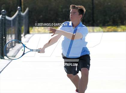 Thumbnail 2 in Bay Valley Athletic League Tennis Championship photogallery.