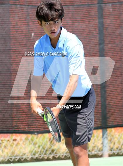 Thumbnail 3 in Bay Valley Athletic League Tennis Championship photogallery.