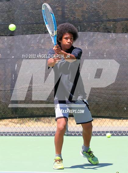 Thumbnail 1 in Bay Valley Athletic League Tennis Championship photogallery.