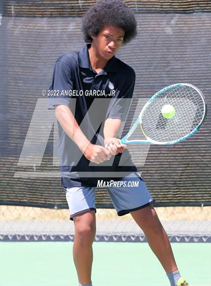 Thumbnail 1 in Bay Valley Athletic League Tennis Championship photogallery.