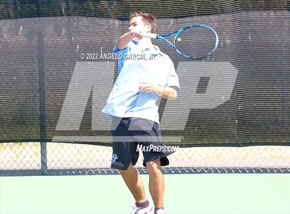 Thumbnail 3 in Bay Valley Athletic League Tennis Championship photogallery.
