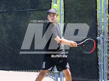 Thumbnail 3 in Bay Valley Athletic League Tennis Championship photogallery.