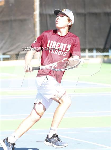 Thumbnail 2 in Bay Valley Athletic League Tennis Championship photogallery.