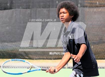 Thumbnail 2 in Bay Valley Athletic League Tennis Championship photogallery.
