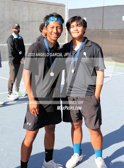Thumbnail 2 in Bay Valley Athletic League Tennis Championship photogallery.