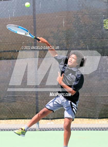 Thumbnail 3 in Bay Valley Athletic League Tennis Championship photogallery.