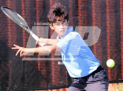 Thumbnail 1 in Bay Valley Athletic League Tennis Championship photogallery.