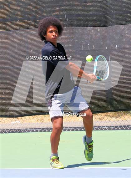 Thumbnail 1 in Bay Valley Athletic League Tennis Championship photogallery.