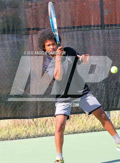 Thumbnail 3 in Bay Valley Athletic League Tennis Championship photogallery.