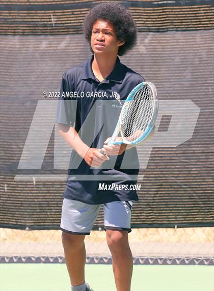 Thumbnail 3 in Bay Valley Athletic League Tennis Championship photogallery.