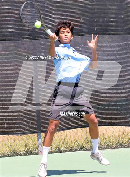 Thumbnail 3 in Bay Valley Athletic League Tennis Championship photogallery.