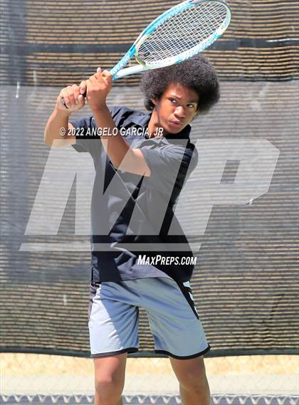 Thumbnail 2 in Bay Valley Athletic League Tennis Championship photogallery.