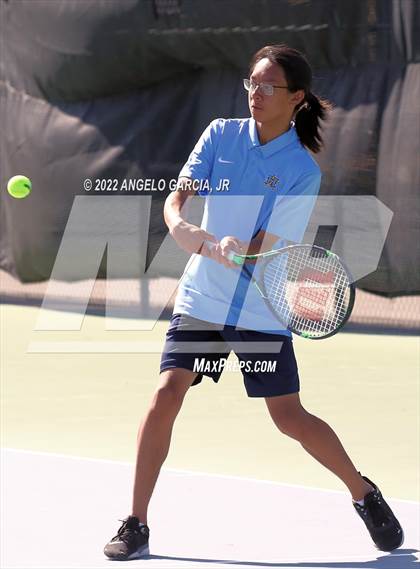 Thumbnail 1 in Bay Valley Athletic League Tennis Championship photogallery.