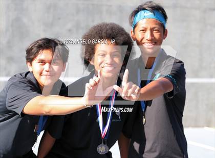 Thumbnail 3 in Bay Valley Athletic League Tennis Championship photogallery.