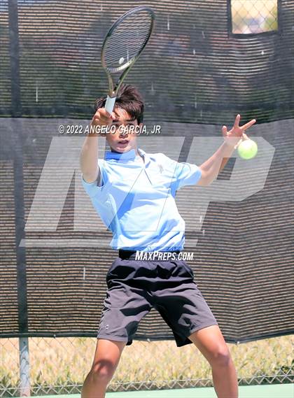 Thumbnail 2 in Bay Valley Athletic League Tennis Championship photogallery.