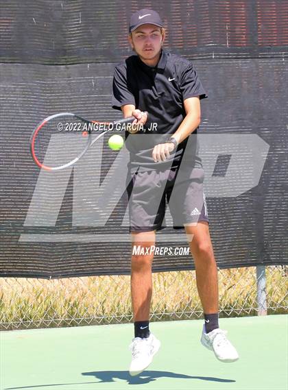 Thumbnail 1 in Bay Valley Athletic League Tennis Championship photogallery.