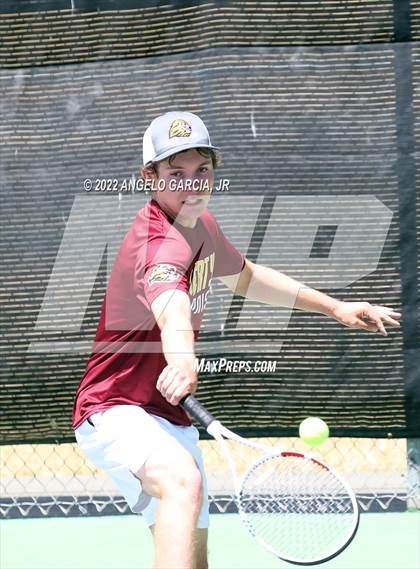 Thumbnail 1 in Bay Valley Athletic League Tennis Championship photogallery.