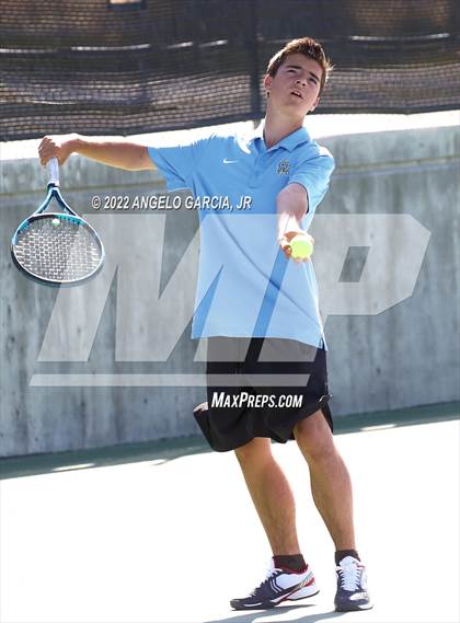 Thumbnail 3 in Bay Valley Athletic League Tennis Championship photogallery.