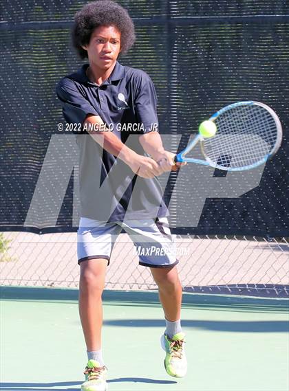 Thumbnail 2 in Bay Valley Athletic League Tennis Championship photogallery.