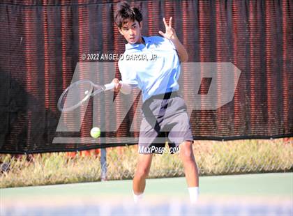 Thumbnail 3 in Bay Valley Athletic League Tennis Championship photogallery.