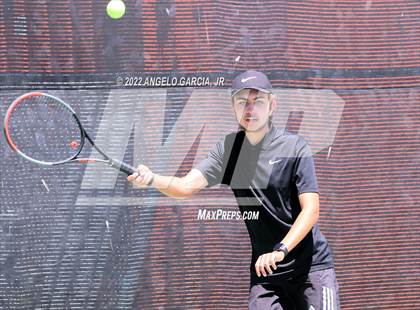 Thumbnail 2 in Bay Valley Athletic League Tennis Championship photogallery.