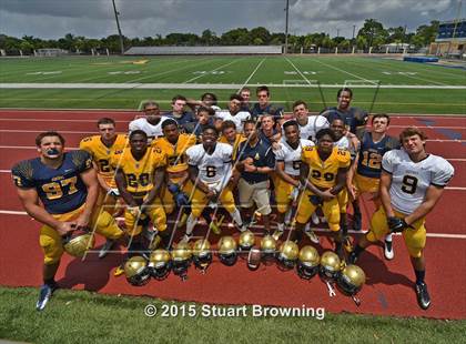 Thumbnail 2 in St. Thomas Aquinas (2015 Preseason Top 25 Photo Shoot)  photogallery.